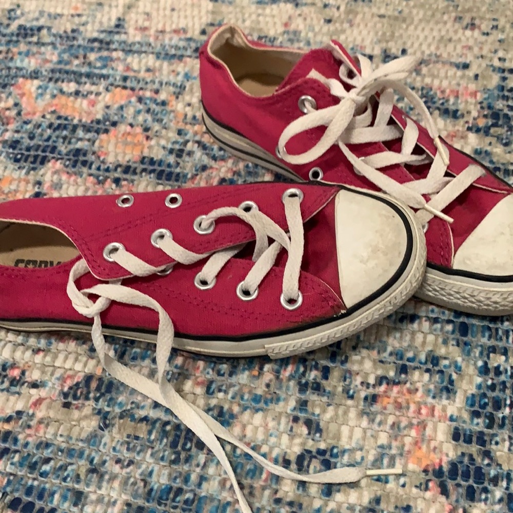 converse - hot pink